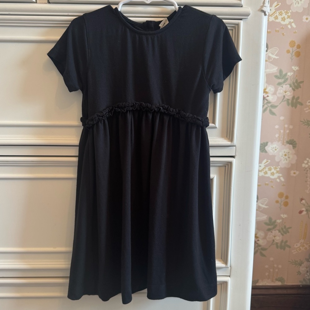 Kate Quinn Girls Black Bamboo Dress